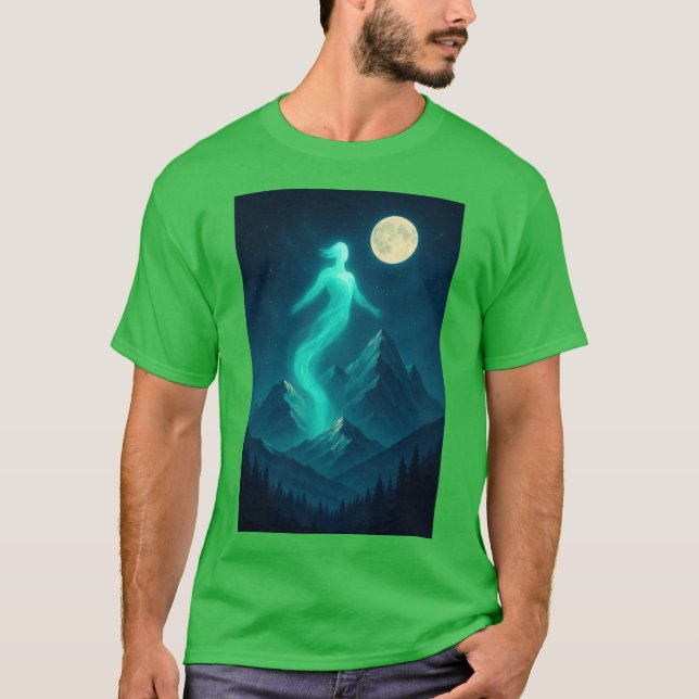 Whisper of the Peaks WildWakeDesigns funny T-Shirt (Vorderseite)