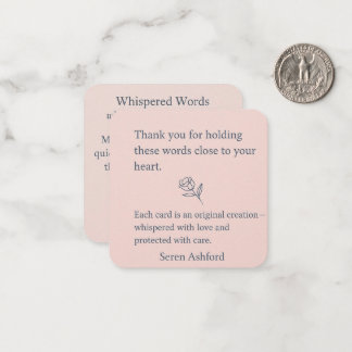 Whispered Words-V1_thank you note Mitteilungskarte