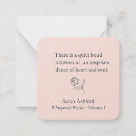 Whispered Words- Volume 1-Card# 1 Mitteilungskarte