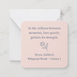 Whispered Words-Volume 1_card# 6 Mitteilungskarte