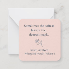 Whispered Words-Volume 1_card# 8 Mitteilungskarte