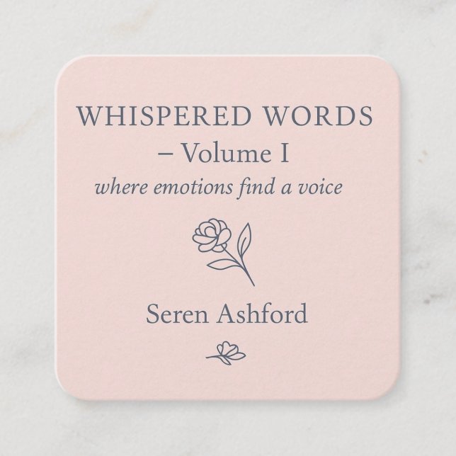 Whispered Words Volume 1: Complete Card Set Mitteilungskarte (Vorderseite)