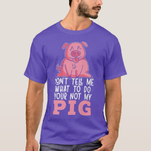 Whisperer Bauer tierische Landwirtschaft Schweinef T-Shirt