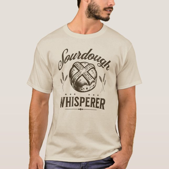 Whisperer Brot Bäckerei T-Shirt (Vorderseite)