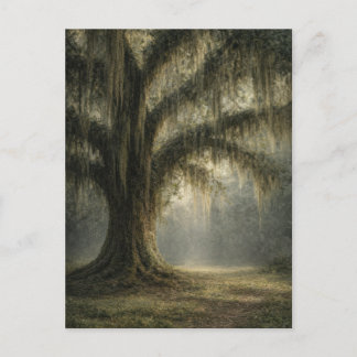 Whispering Oak | Nature Postcard | Moody Woodland  Postkarte
