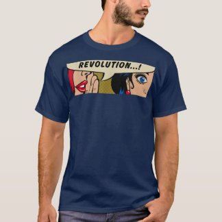WhisperingRevolutionFeminismusComischer Pop Art. 6 T-Shirt