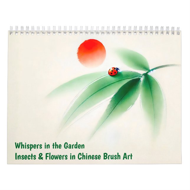 Whispers in the Garden – Insects & Flowers in Chin Kalender (Titelbild)