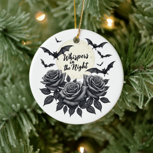 Whispers in the Night - Gothic Full Moon Ornament (Baum)