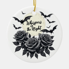 Whispers in the Night - Gothic Full Moon Ornament