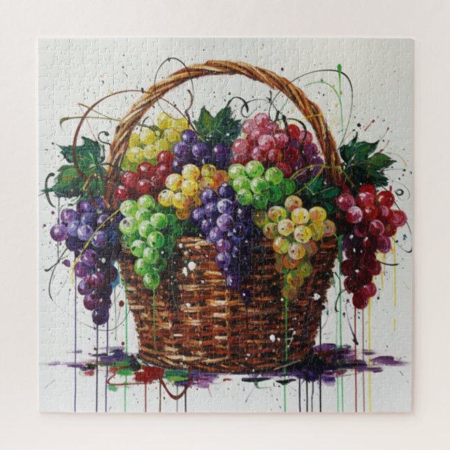 Whispers of Autumn Grapes Puzzle (Vertikal)