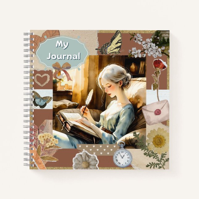 Whispers of Ink Spiral Notebook Notizbuch (Vorderseite)