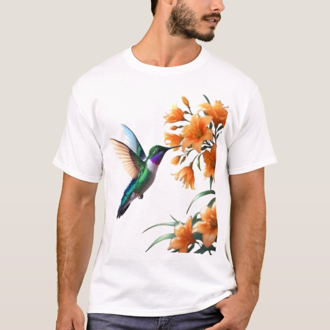 Whispers of Nectar: A Hummingbird’s Delight" T-Shirt (Vorderseite)