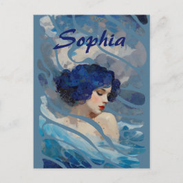 Whispers of the Ocean Goddess Postkarte