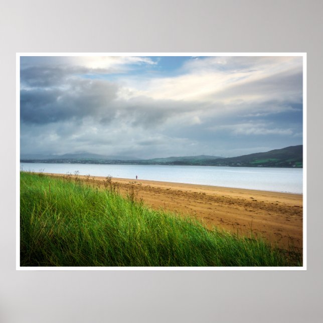 Whispers on the Sand: Historic Rathmullan Beach Poster (Vorne)