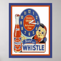 Whistle Soda Pop-Werbung in den 50er Jahren