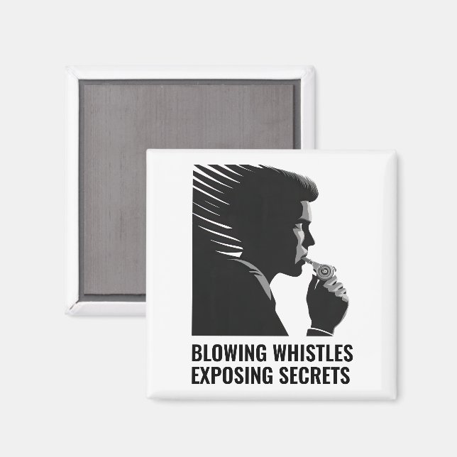 Whistleblower Magnet (Vorderseite/Rückseite)