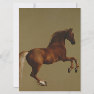 Whistlejacket das Pferd (von George Stubbs) Karte