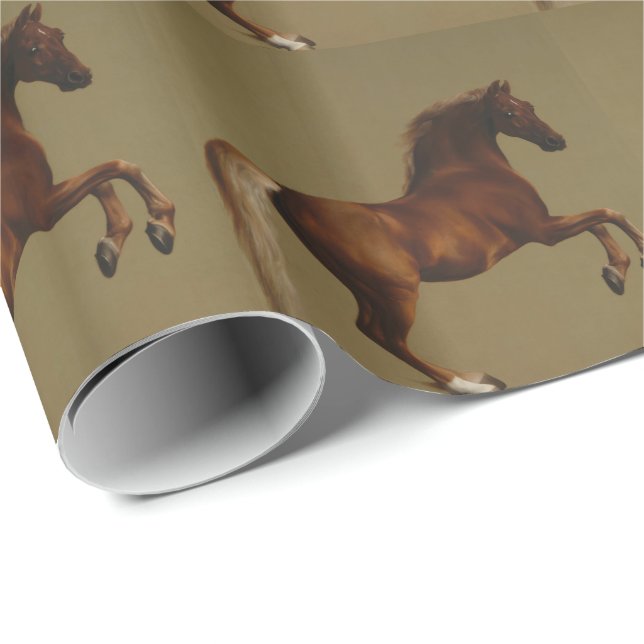 Whistlejacket George Stubbs Geschenkpapier (Rolleneckpunkt)