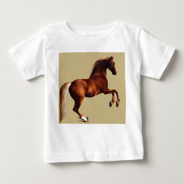 Whistlejacket horse by George Stubbs Baby T-shirt (Vorderseite)