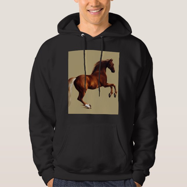 Whistlejacket-Pferd von George Stubbs Hoodie (Vorderseite)