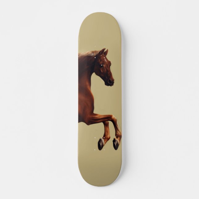 Whistlejacket-Pferd von George Stubbs Skateboard (Vorne)
