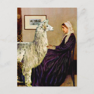 Whistler&apos, der Lama der Mutter Postkarte