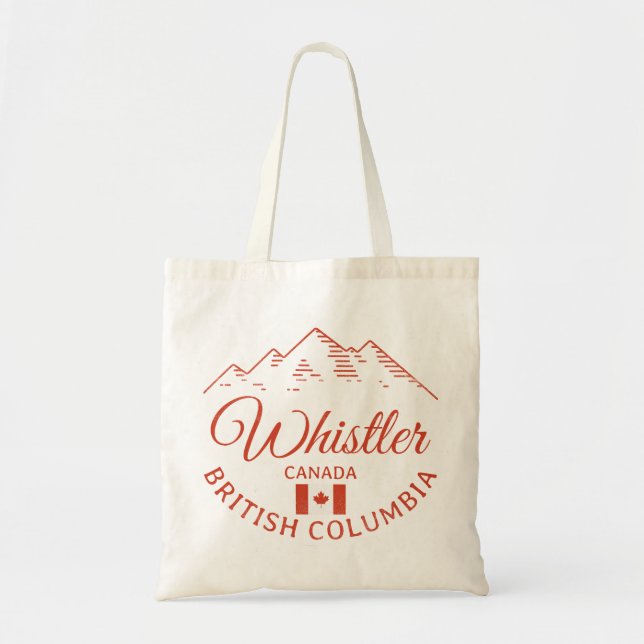 Whistler BC Canada Mountain Design Tragetasche (Vorne)