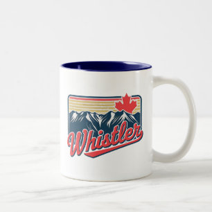 Whistler BC Canada Zweifarbige Tasse