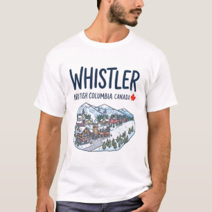 Whistler BC Kanada Hübsche Farbige Landschaft T-Shirt