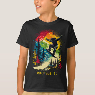 Whistler Bc Kanada Snowboarder Snowboarden Resort T-Shirt