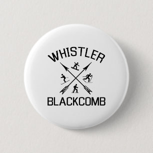 Whistler Blackcomb T Shirt Snowboarding Geschenk T Button