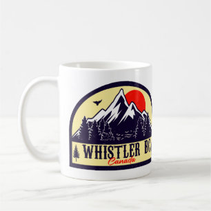 Whistler British Columbia Canada Minimalistisch Sk Kaffeetasse