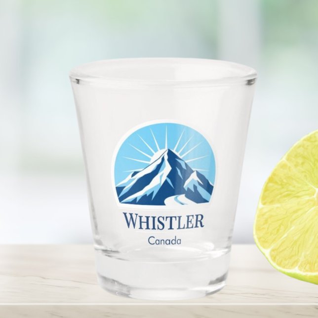 Whistler British Columbia Canada Shot glass Schnapsglas (Von Creator hochgeladen)