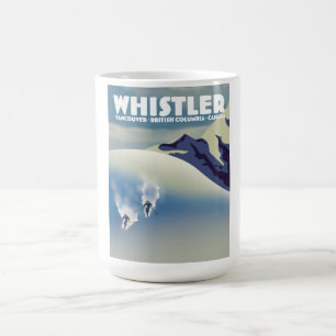 Whistler British Columbia Canada Ski Kaffeetasse