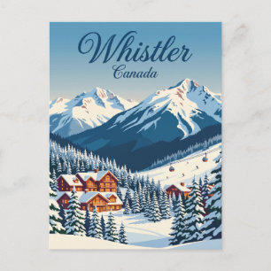 Whistler British Columbia, Kanada Postkarte
