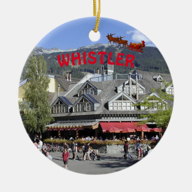 Whistler Canada Christmas Ornament (Vorne)