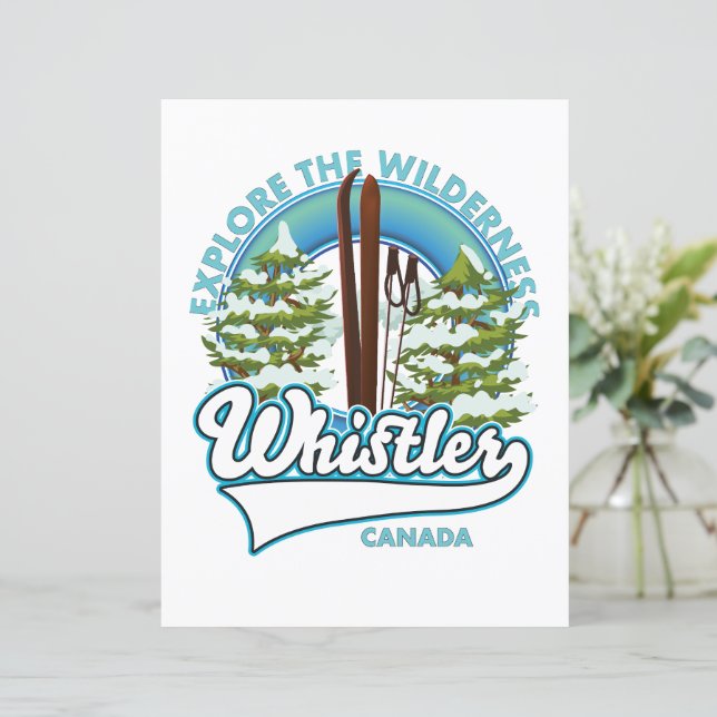 Whistler Canada, erkunden Sie die Wildnis, das Ski (Stehend Vorderseite)