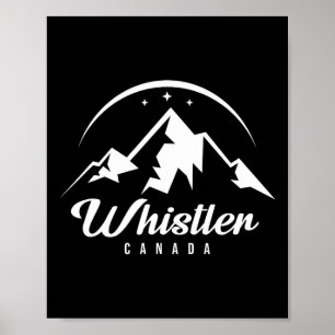 Whistler Canada Ski Resort Skifahren Snowboarden Poster