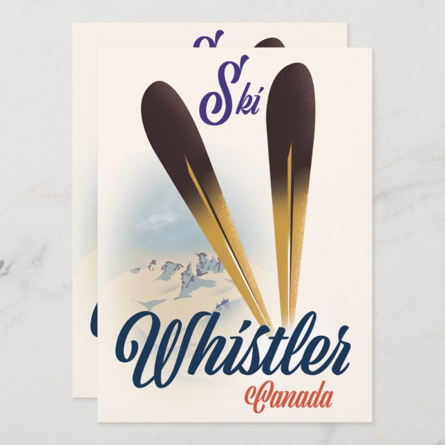 Whistler Canada Skipposter (Vorne/Hinten)