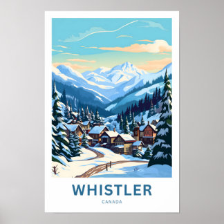 Whistler Canada Travel Print Poster