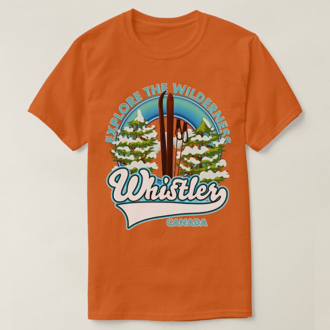 Whistler Canadastronomie für die Wildnis T-Shirt (Design vorne)