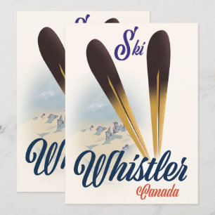 Whistler Kanada Skiplakat