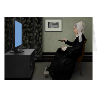 Whistler Mother Watching T.V. mit Fernbedienung