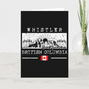 Whistler Mountain Kanada Skigebiet Skifahren Briti Karte