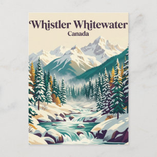Whistler Whitewater Kanada Postkarte