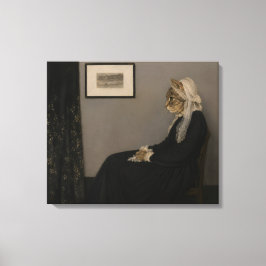 Whistlers Mutter Katzenparodie Klassische Kunst Leinwanddruck