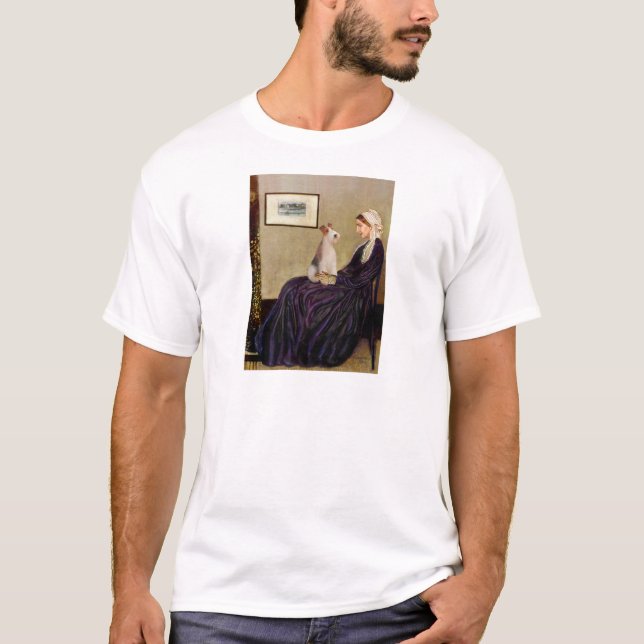 Whistlers Mutter - Wire Fox Terrier #4 T-Shirt (Vorderseite)
