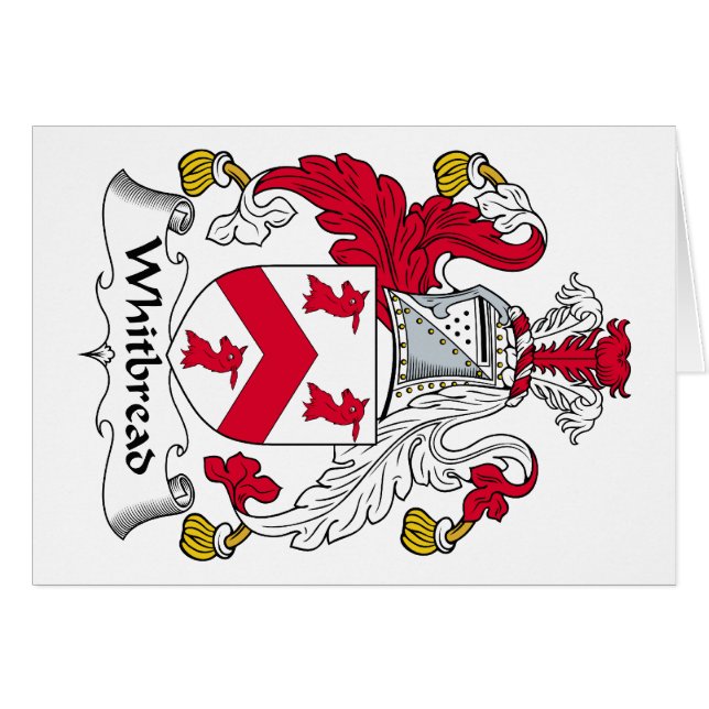 Whitbread Familienwappen (Vorderseite (Horizontal))