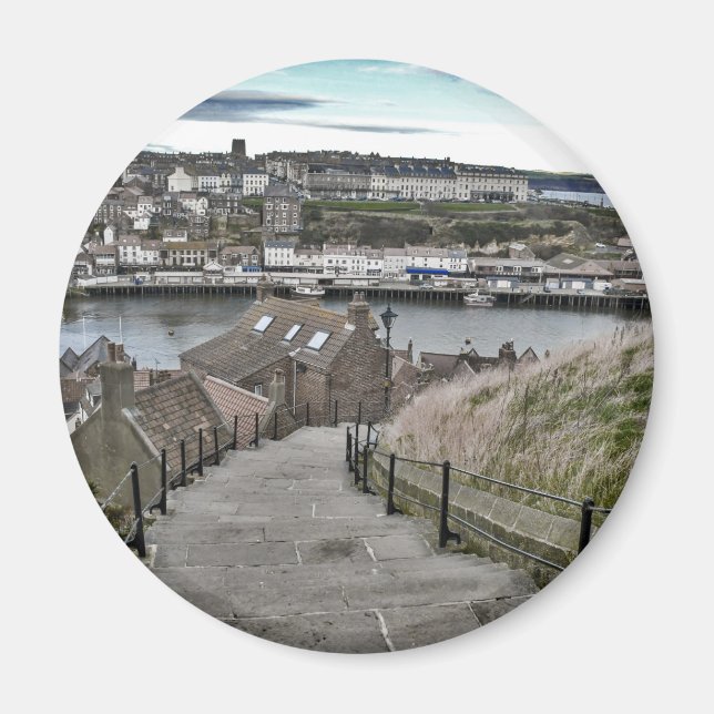 Whitby 199 Steps Magnet (Vorne)