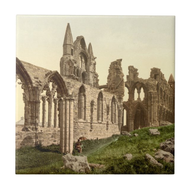 Whitby Abtei I, Whitby, Yorkshire, England Fliese (Vorderseite)